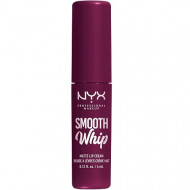 Ruj de Buze Lichid Mat, NYX Professional Makeup, Smooth Whip Matte, 11 Berry Bed Sheets, 4 ml
