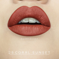 Ruj de buze rezistent la transfer Sephora Cream Lip Stain 25 Coral Sunset