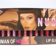 Set 12 Luciuri de buze lichide, Iman Of Noble, Nude Lip Gloss