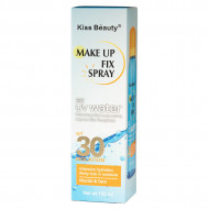 Spray Fixare Kiss Beauty, Uv Water, Spf30, 150 ml