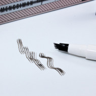 Creion sprancene efect Microblading, Mengsiman, Dark Gray