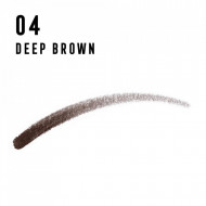 Creion sprancene Max Factor Real Brow Fill & Shape, 04 Deep Brown