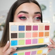 Paleta farduri de ochi Makeup Revolution Roxxsaurus Ride Or Die Palette, 18 Culori