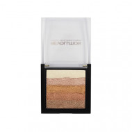 Paleta iluminatoare bronzanta, Makeup Revolution, Shimmer Brick, Rose Gold, 7 g
