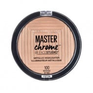 Pudra iluminatoare Maybelline Master Chrome, Nuanta 100 Molten Gold