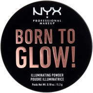 Pudra iluminatoare, NYX, Born To Glow, 02 Ultra Light Beam, 5.3 g