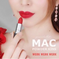 Ruj de buze MAC Powder Kiss Lipstick 922 Werk, Werk, Werk