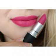Ruj de buze mat hidratant, MAC, Powder Kiss, 920 Velvet Punch, 3 g