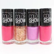 Set 4 Lac de unghii, Maybelline, Color Show Colorama, 4 x 7 ml