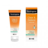 Crema hidratanta fara ulei cu acid salicilic, Neutrogena, Clear & Defend, 50 ml