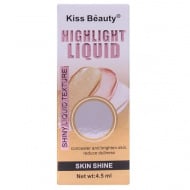 Iluminator Lichid, Kiss Beauty, Skin Shine, 02, 4.5 ml