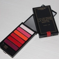 Paleta 6 rujuri Loreal Color Riche La Palette Matte Nuanta Bold