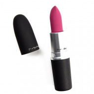 Ruj de buze mat hidratant, MAC, Powder Kiss, 920 Velvet Punch, 3 g