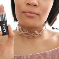 Ruj de buze mat NYX Velvet Matte Lipstick 02 Beach Casual