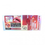 Set 12 Rujuri de Buze Rezistente, Romantic Matte, GR Matte Color Magnetic