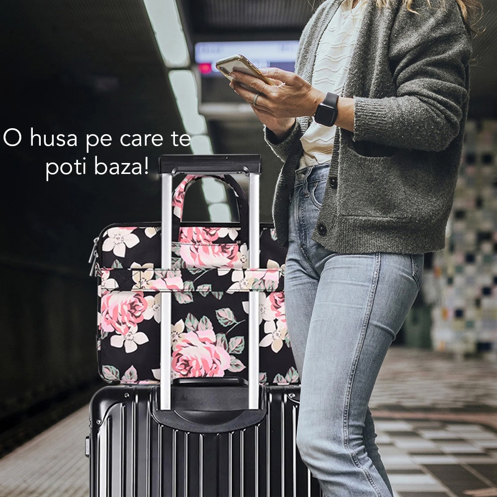 Geanta laptop CanvasArtisan din Poliester - Moboid.ro