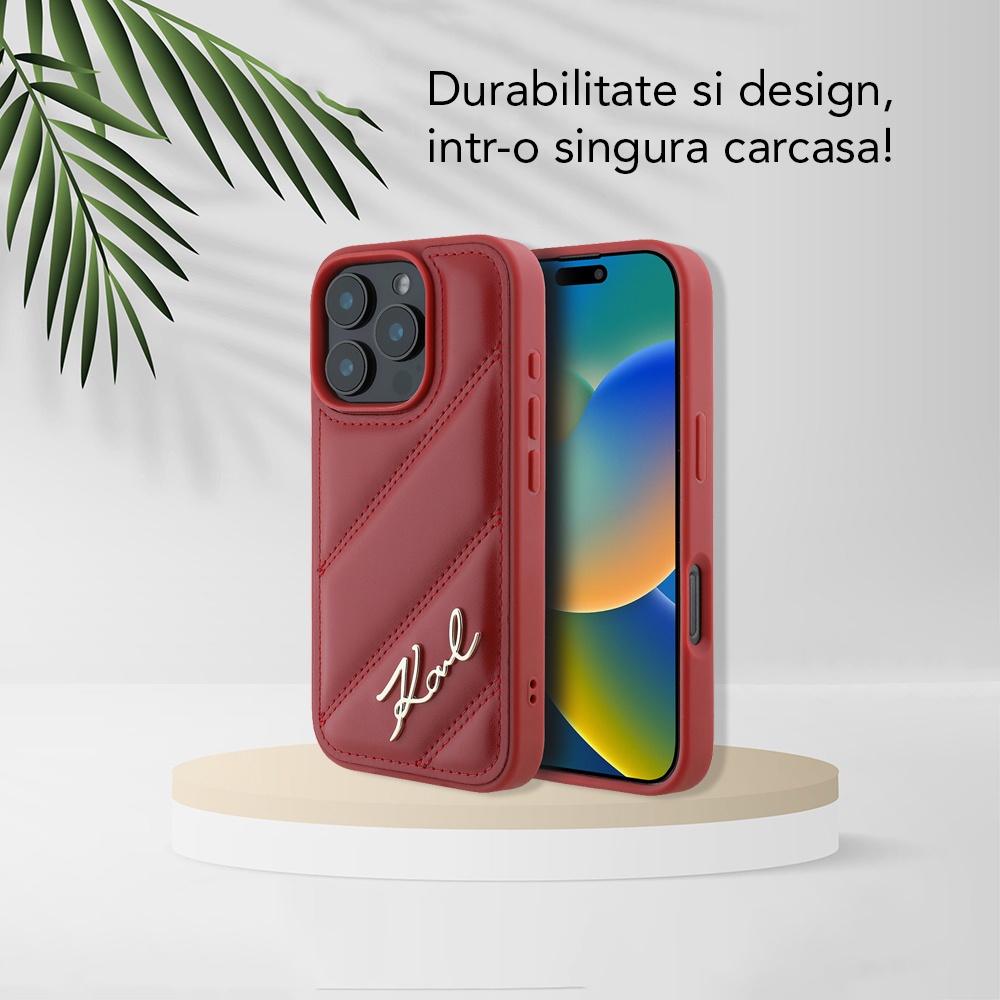 Husa telefon Karl Lagerfeld din Piele ecologica - Moboid.ro