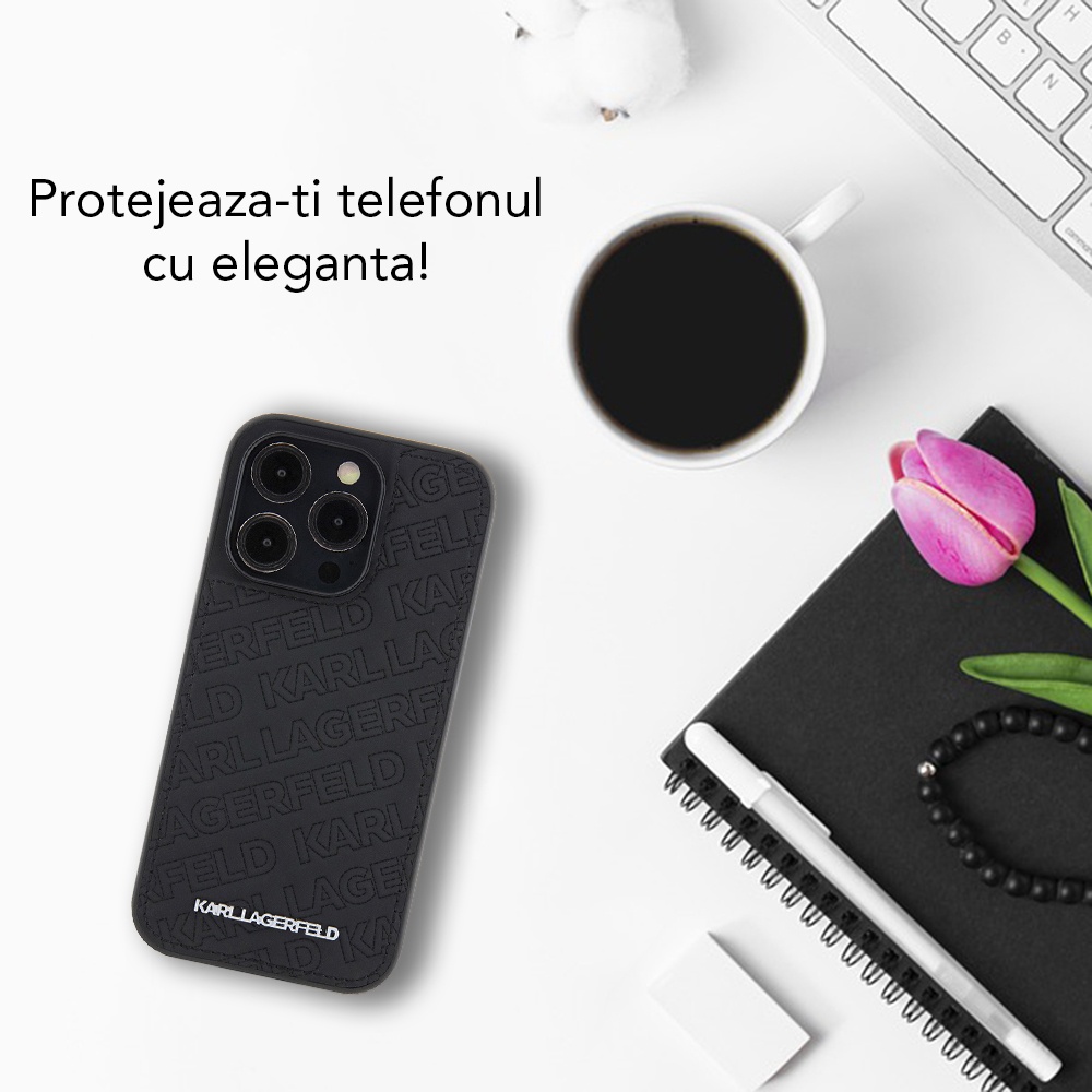 Husa telefon Karl Lagerfeld din Piele ecologica - Moboid.ro