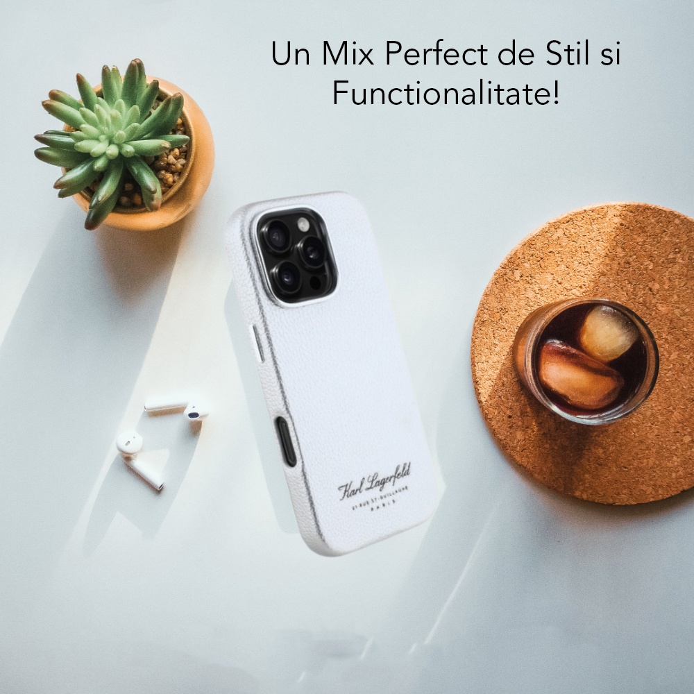 Husa telefon Karl Lagerfeld din Piele ecologica - Moboid.ro