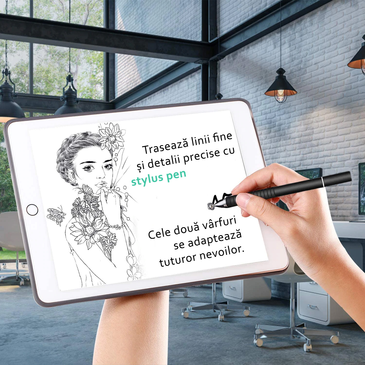 Stylus pen Techsuit din Aluminiu - Moboid.ro