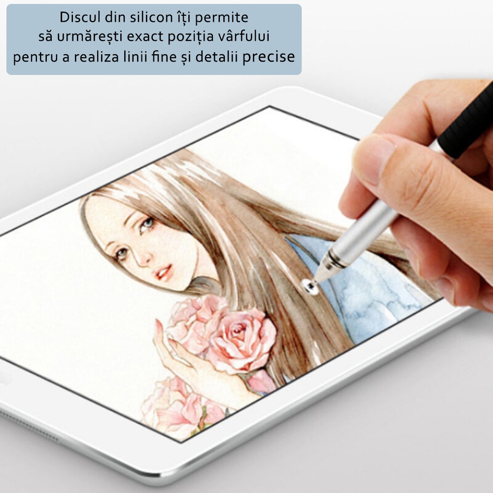 Stylus pen Techsuit din Aluminiu - Moboid.ro