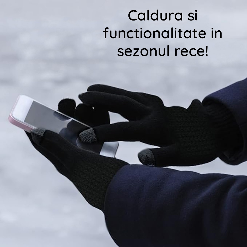 Manusa touchscreen Techsuit din Textil - Moboid.ro