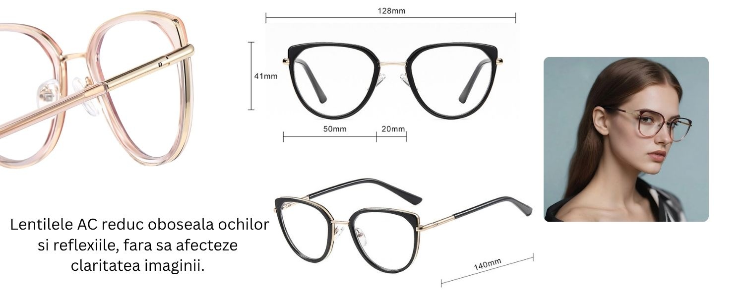 Ochelari protectie calculator Techsuit din Metal - Moboid.ro