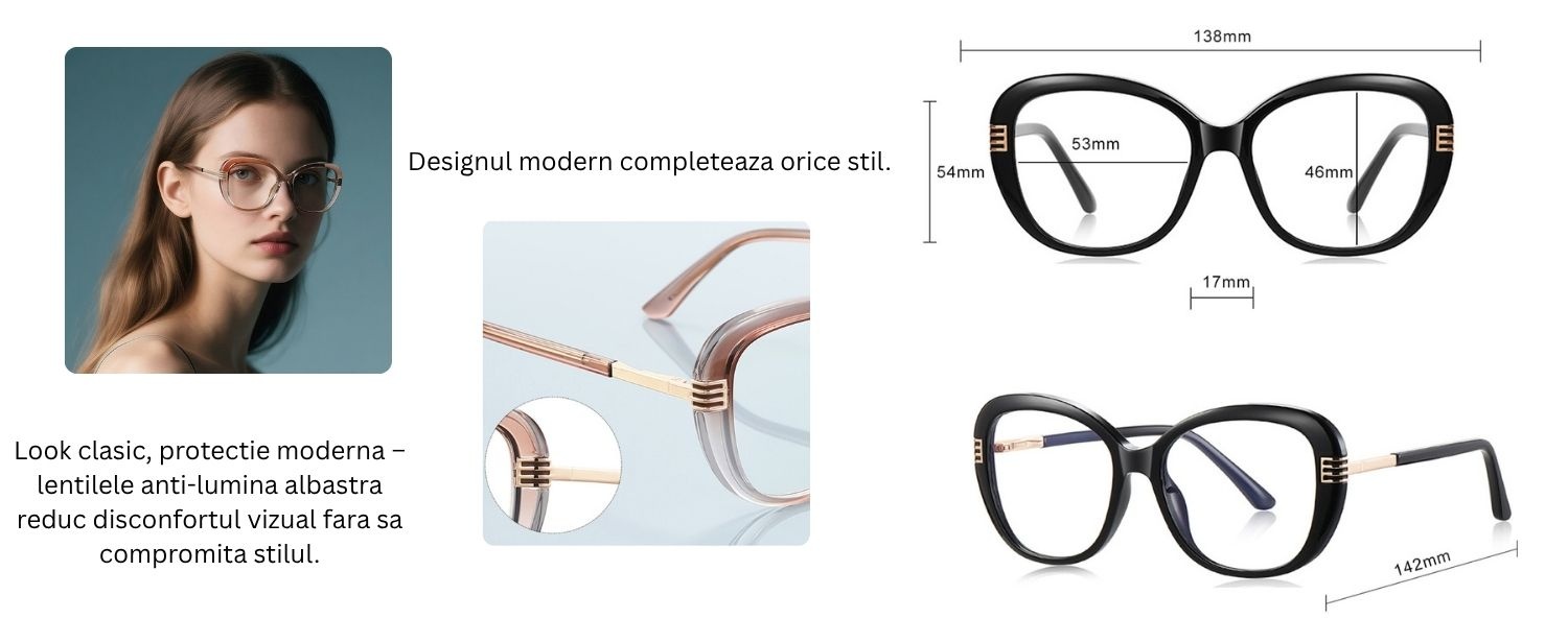 Ochelari protectie calculator Techsuit din TR90 - Moboid.ro