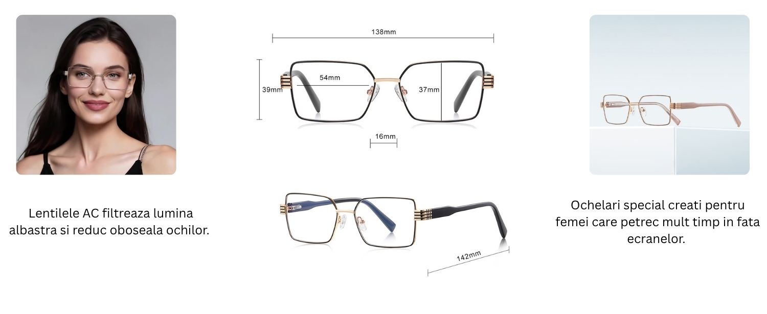 Ochelari protectie calculator Techsuit din TR90 - Moboid.ro