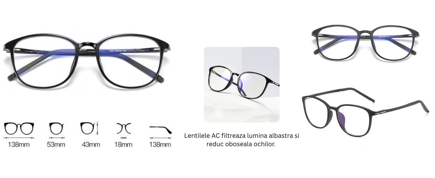Ochelari protectie calculator Techsuit din TR90 - Moboid.ro