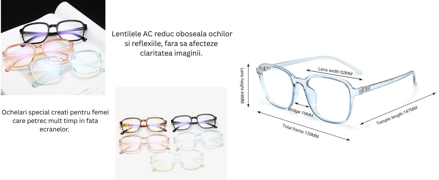 Ochelari protectie calculator Techsuit din TR90 - Moboid.ro