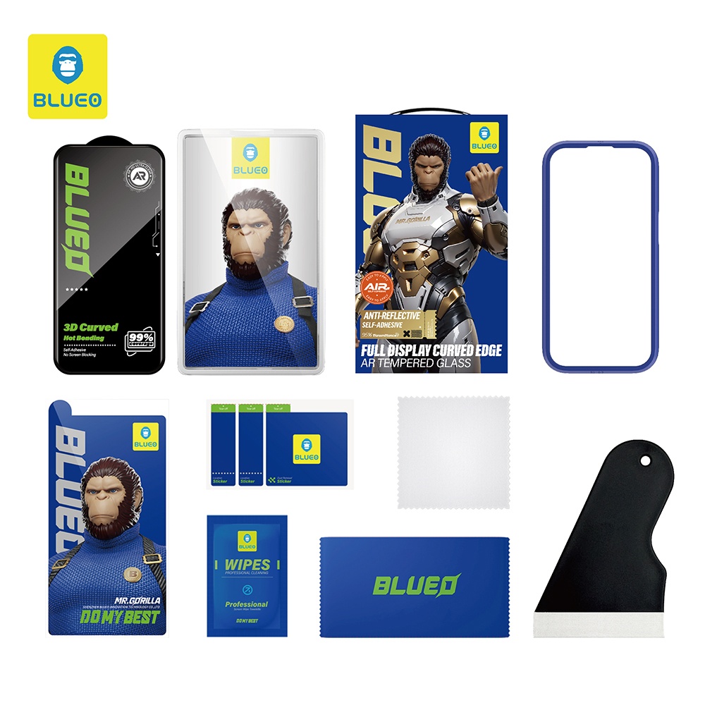 Folie telefon Blueo din Sticla securizata - Moboid.ro