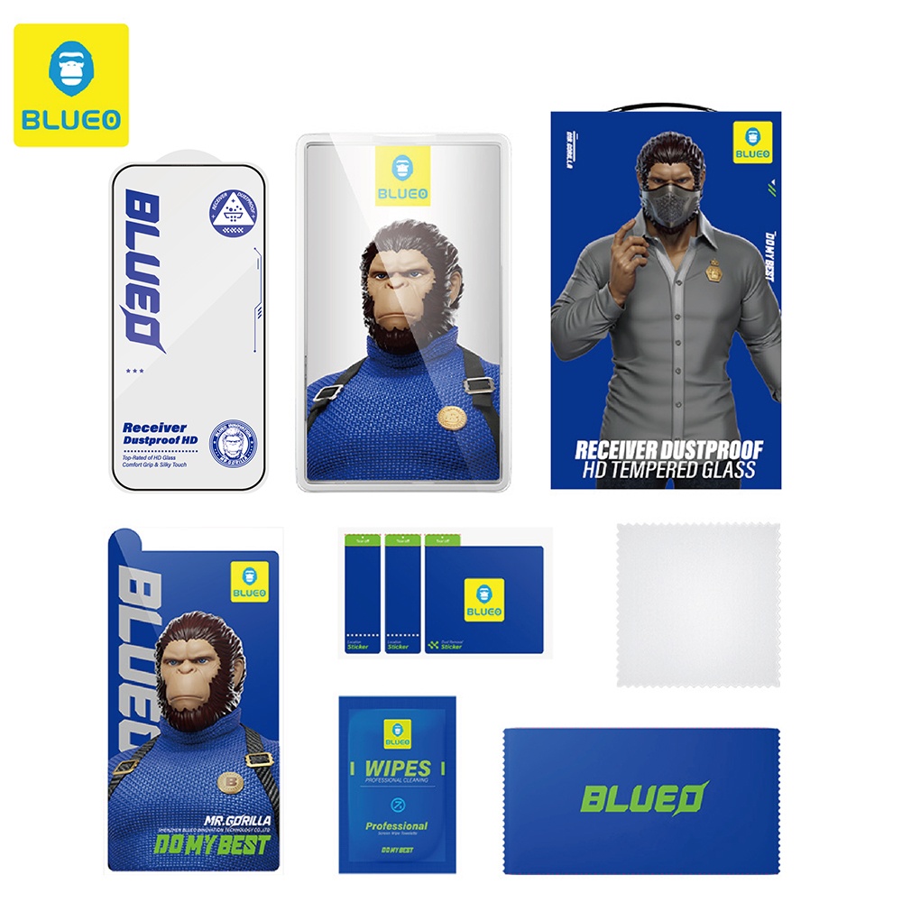 Folie telefon Blueo din Sticla securizata - Moboid.ro