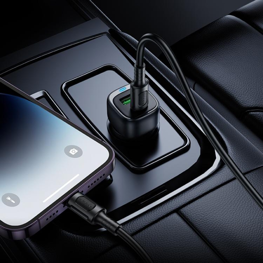 Incarcator auto Borofone din ABS - Moboid.ro