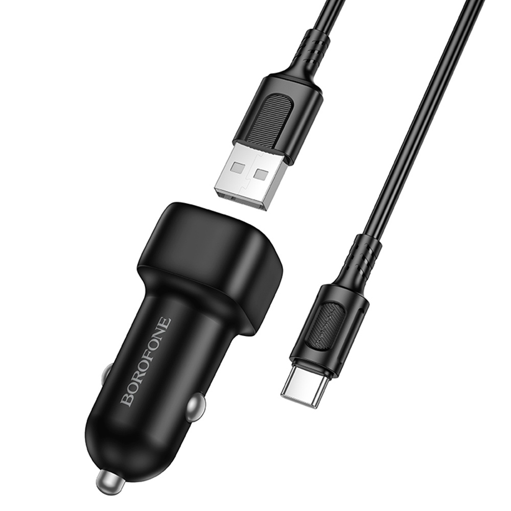 Incarcator auto Borofone din ABS - Moboid.ro