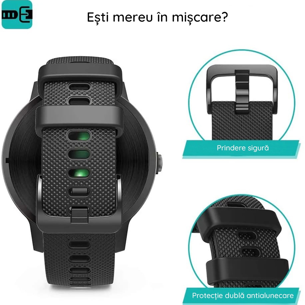 Curea smartwatch Techsuit din Policarbonat - Moboid.ro