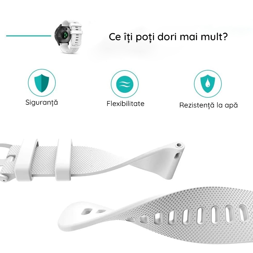 Curea smartwatch Techsuit din Policarbonat - Moboid.ro