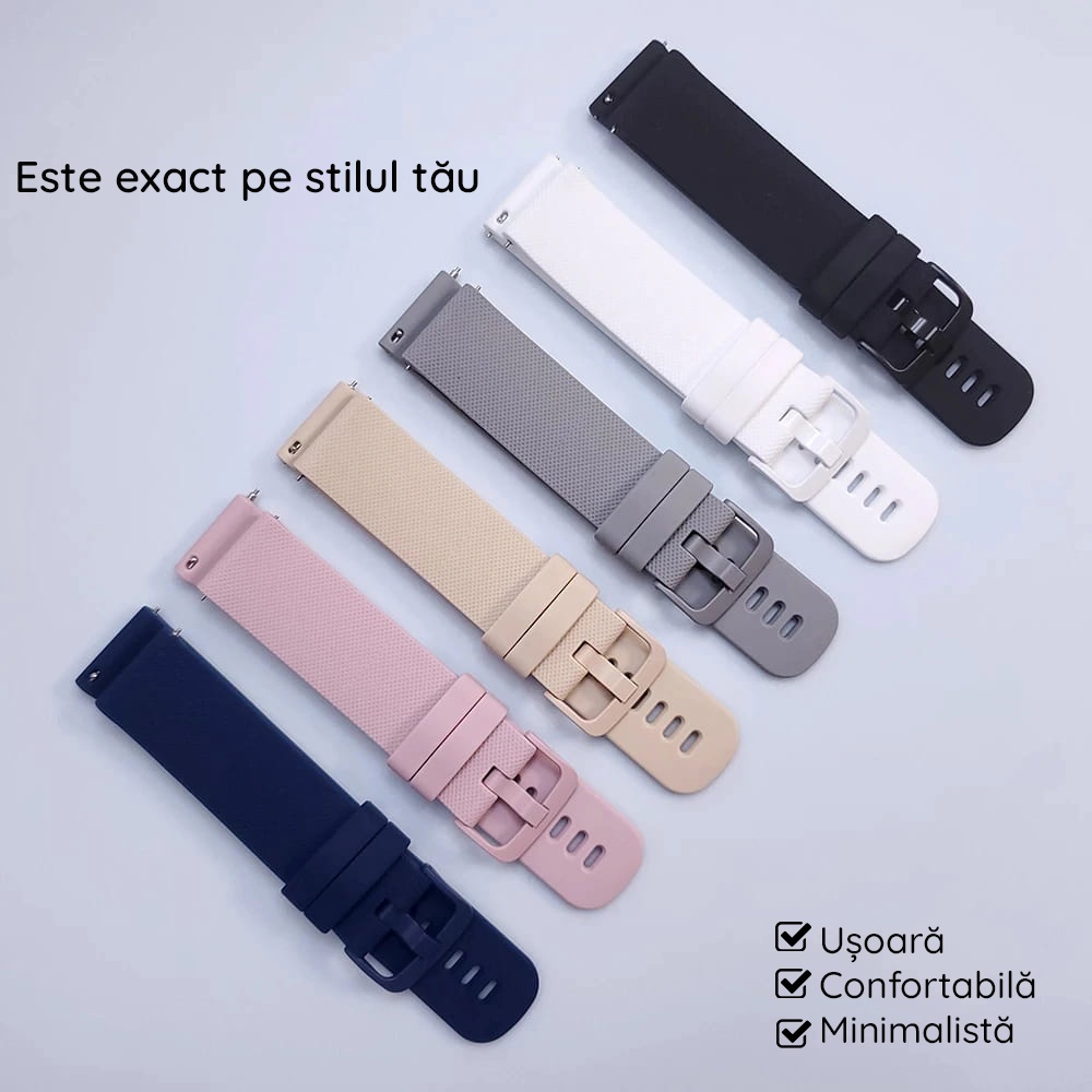 Curea smartwatch Techsuit din Policarbonat - Moboid.ro