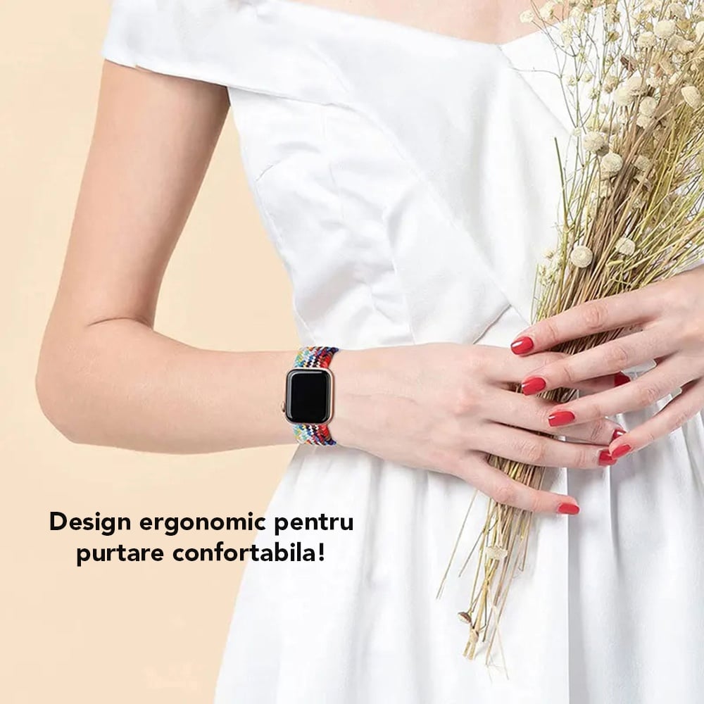 Curea smartwatch Techsuit din Nailon - Moboid.ro