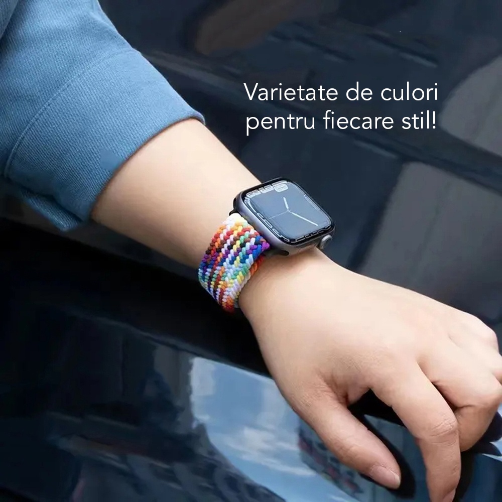 Curea smartwatch Techsuit din Nailon - Moboid.ro