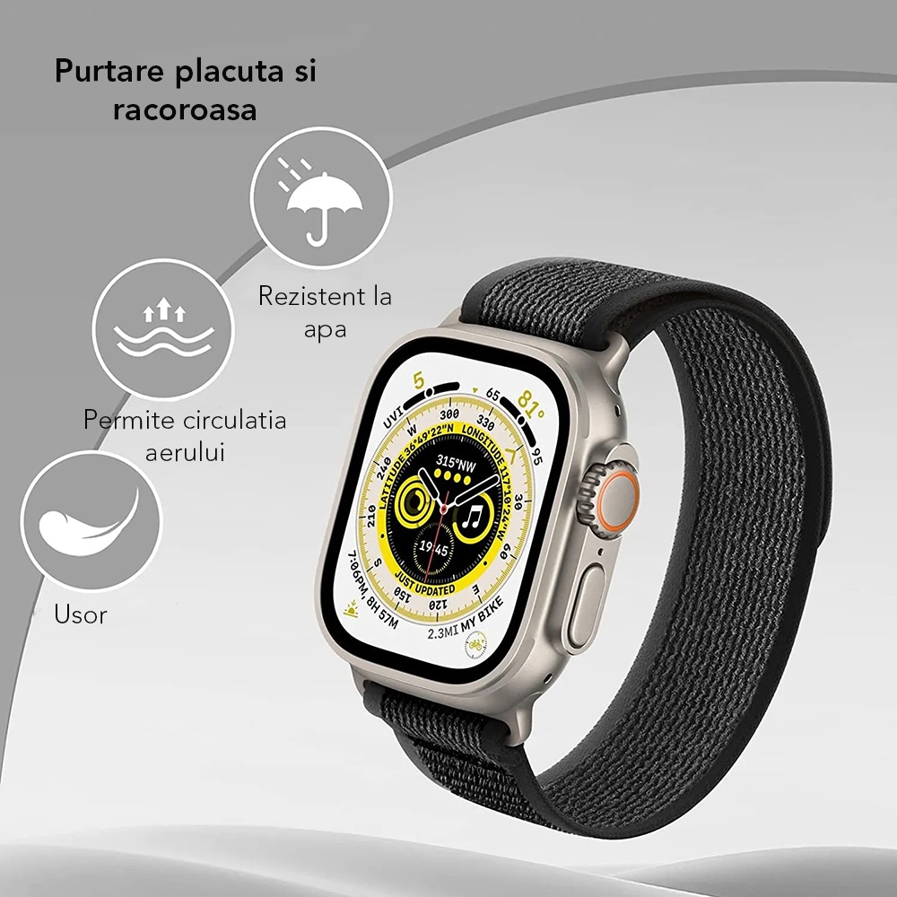 Curea smartwatch Techsuit din Metal - Moboid.ro