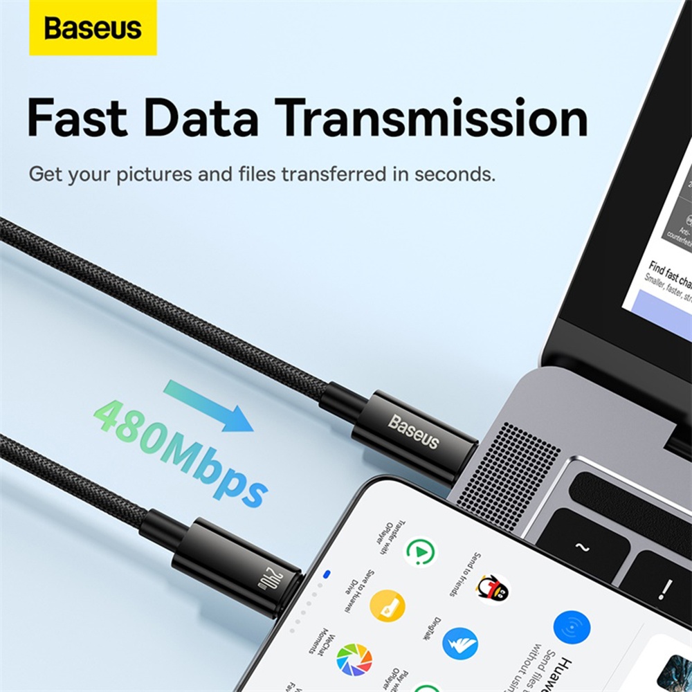 Cablu de date/incarcare Baseus din [Material necunoscut] - Moboid.ro