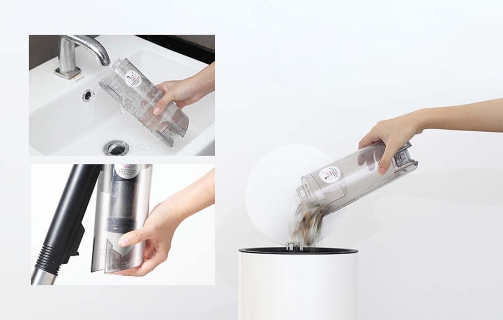 Aspirator casnic (cu alimentare) Deerma din ABS - Moboid.ro
