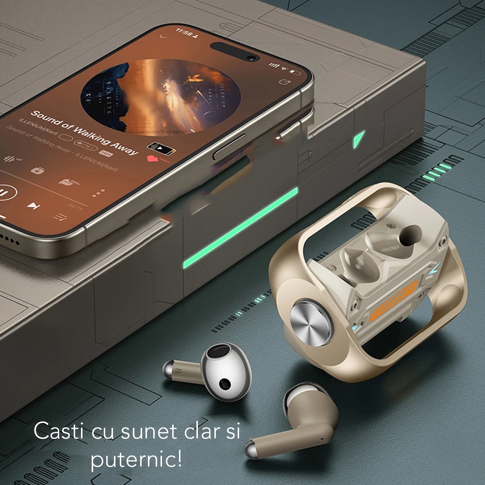 Casti gaming Hoco din Metal - Moboid.ro