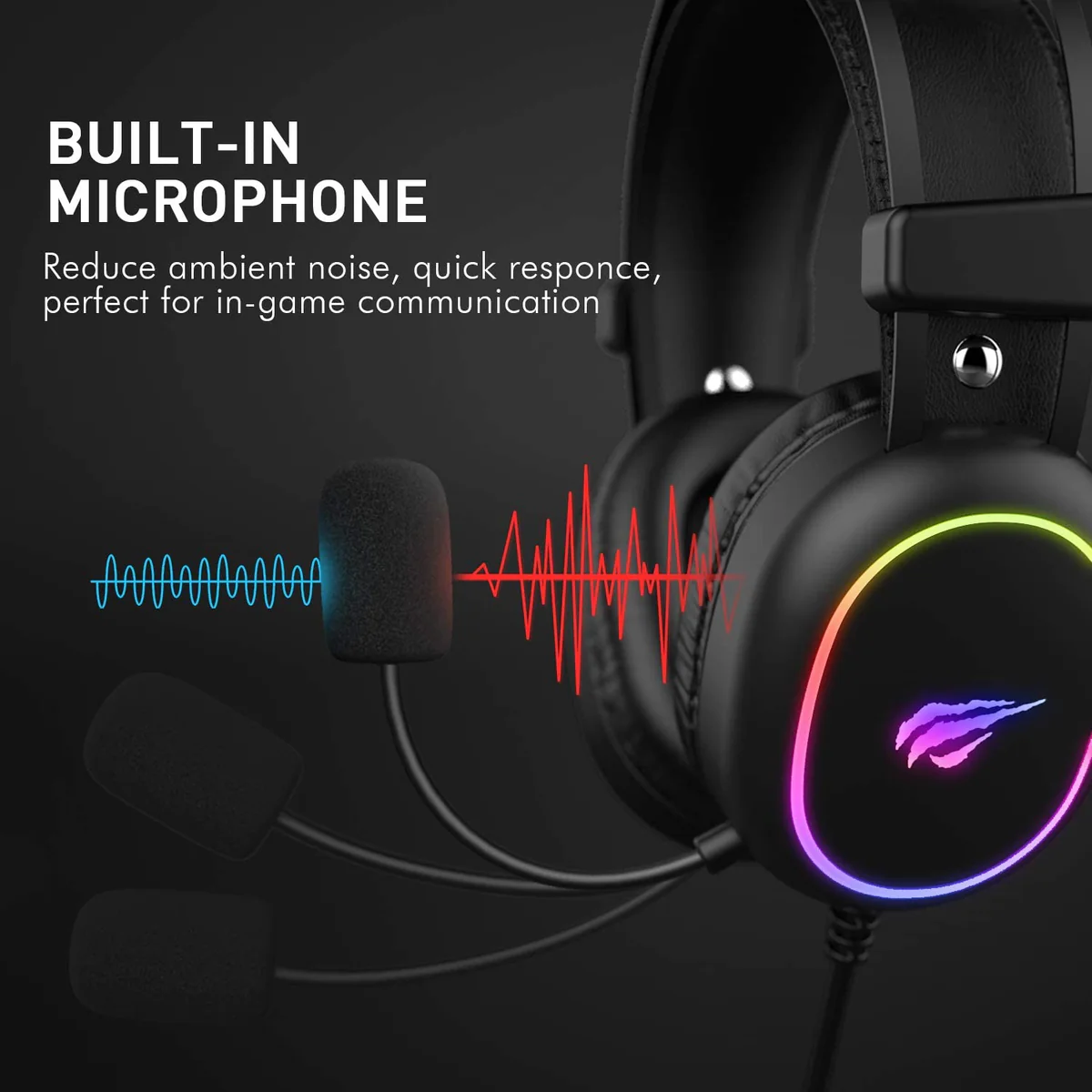 Casti gaming Havit din ABS - Moboid.ro