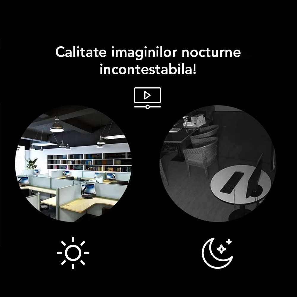Camera de supraveghere smart Techsuit din ABS - Moboid.ro