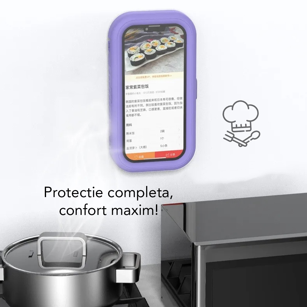 Suport birou pentru telefon Techsuit din ABS - Moboid.ro
