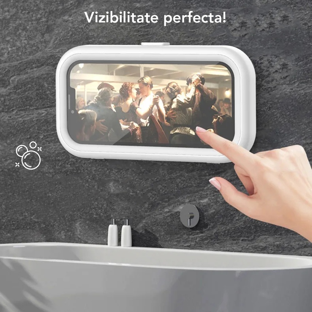 Suport birou pentru telefon Techsuit din ABS - Moboid.ro