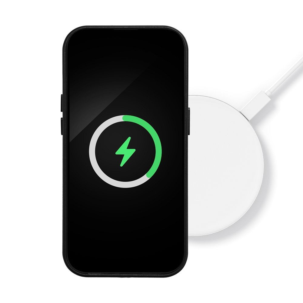Husa telefon Skyddar Leather MagSafe Premium