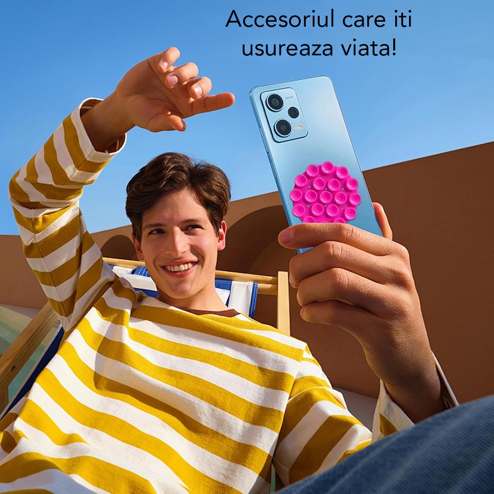 Suport birou pentru telefon Techsuit din Silicon - Moboid.ro